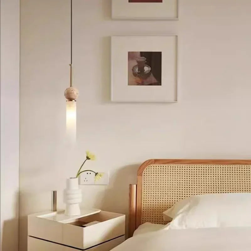 Cave Stone Wabi-Sabi Pendant Light