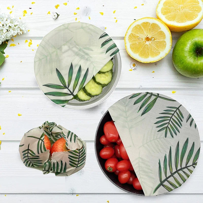 Reusable Beeswax Food Wrap Set – 6 Pieces
