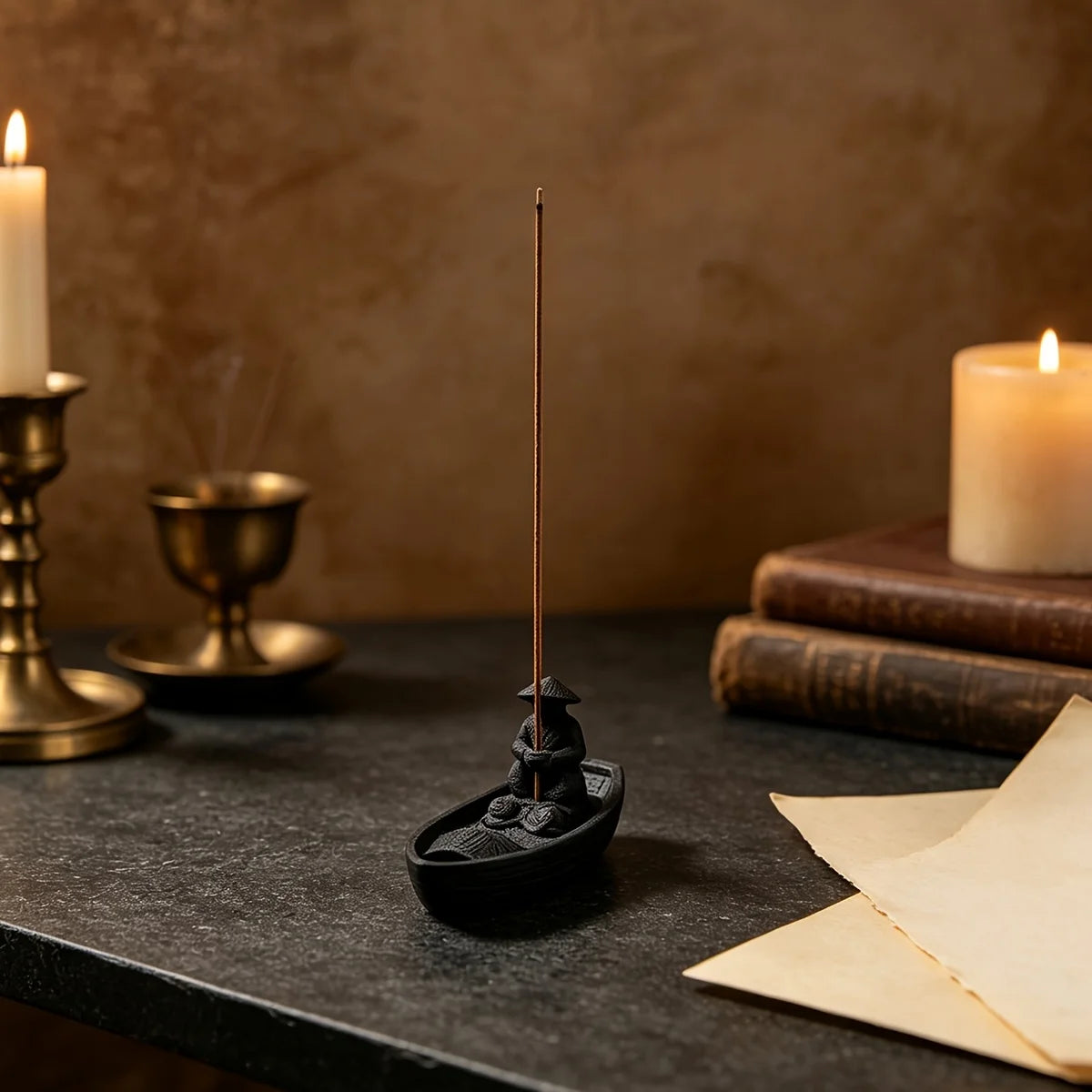 Zen Fisherman Incense Holder