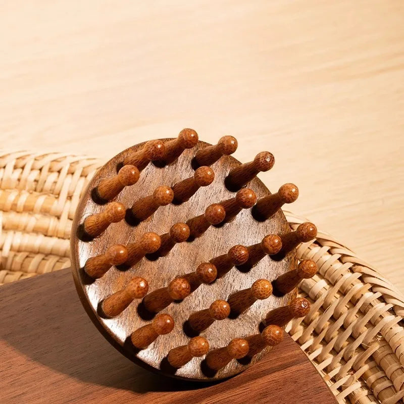 Wooden Scalp Massage Comb 