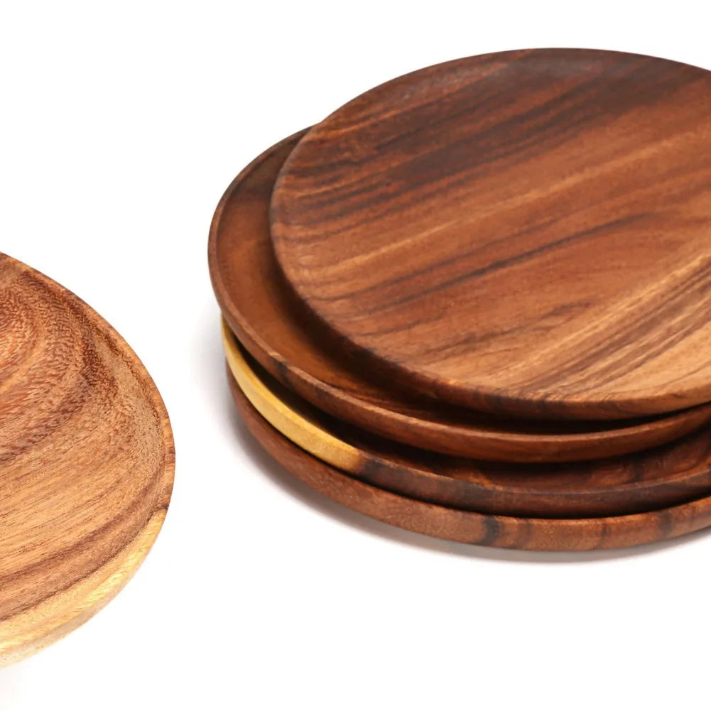 Solid Wood Serving Plate