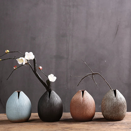 Handcrafted Stoneware Zen Vase