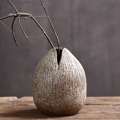 Handcrafted Stoneware Zen Vase