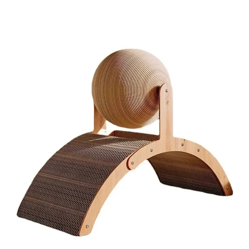 Wooden Cat Scratching Post