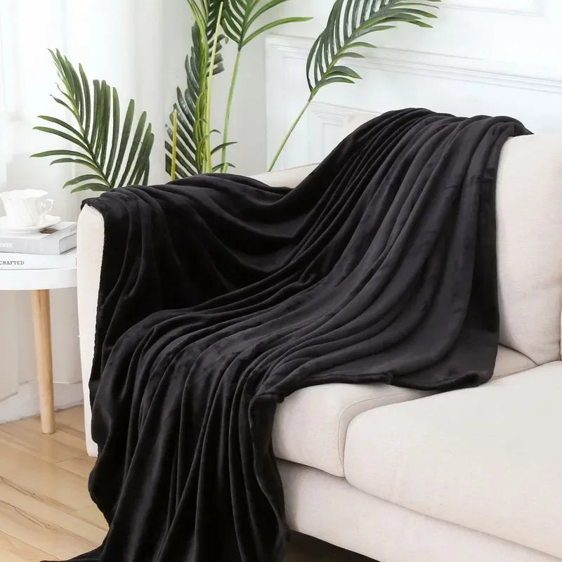Fluffy Velvet Throw Blanket