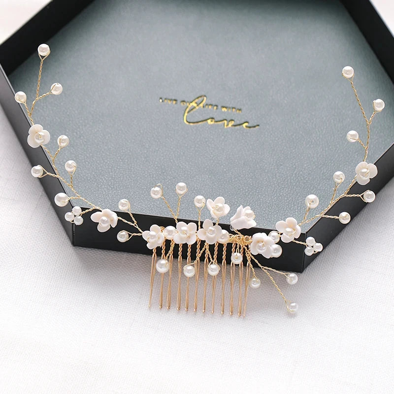 Luxury Pearl Bridal Hair Pin