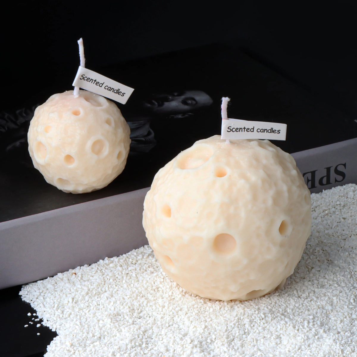 Moon-Shaped Soy Wax Scented Candle