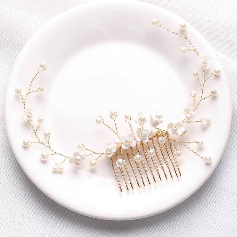 Luxury Pearl Bridal Hair Pin