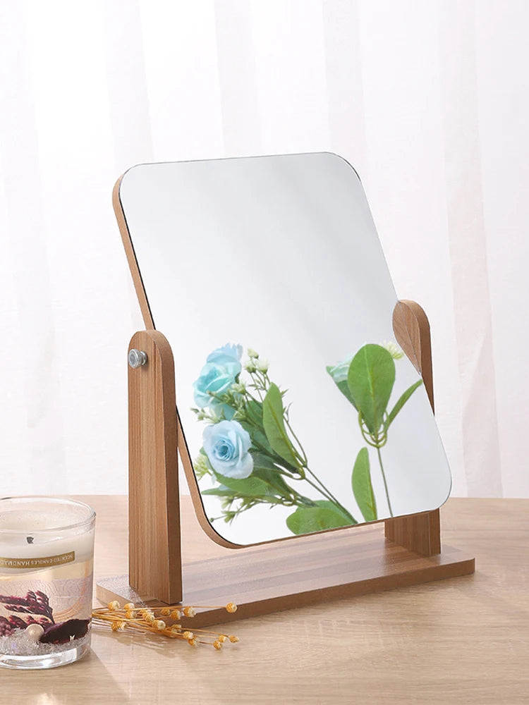Wooden Vanity Mirror