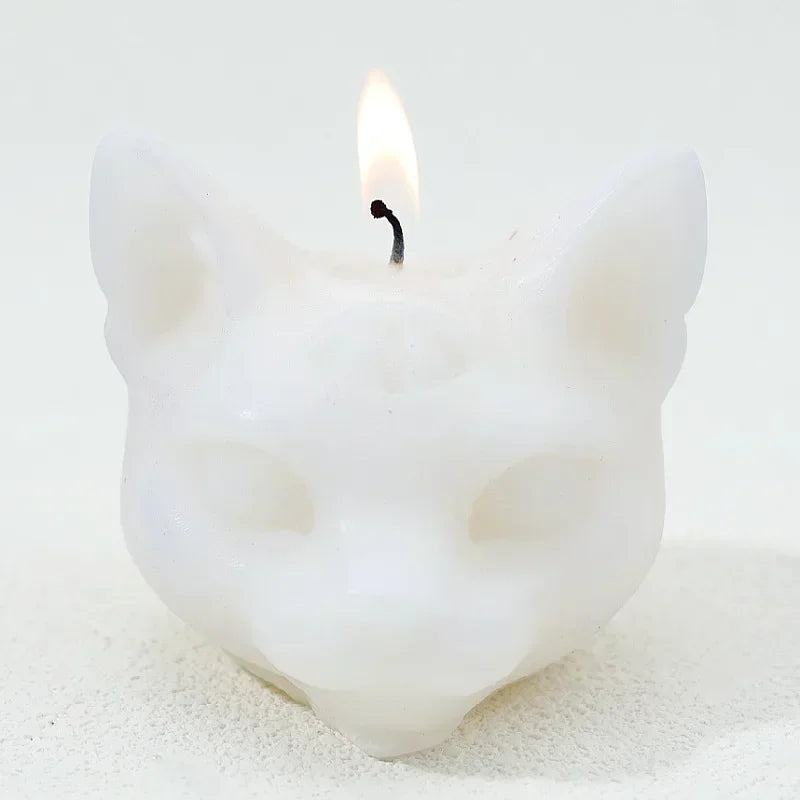 Three-Eyed Cat Gothic Scented Candle