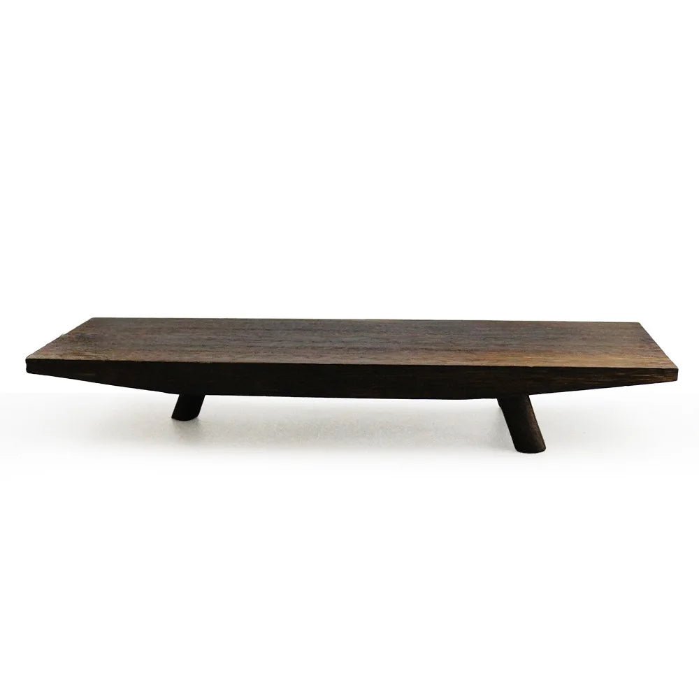 Wabi-Sabi Solid Wood Three-Leg Tray