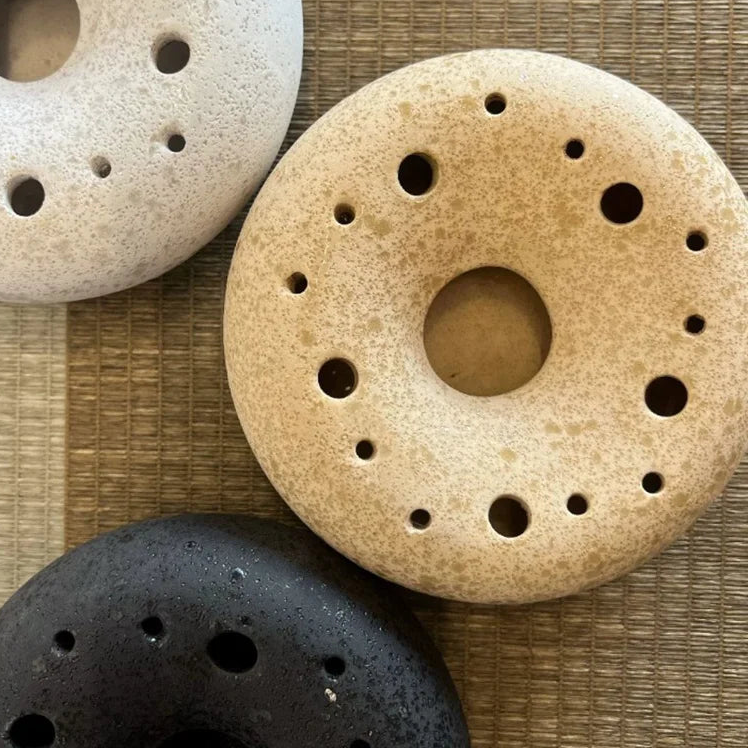 Wabi-Sabi Ceramic Flower Vase