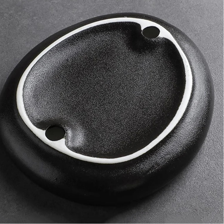 Matte Irregular Ceramic Dining Plate