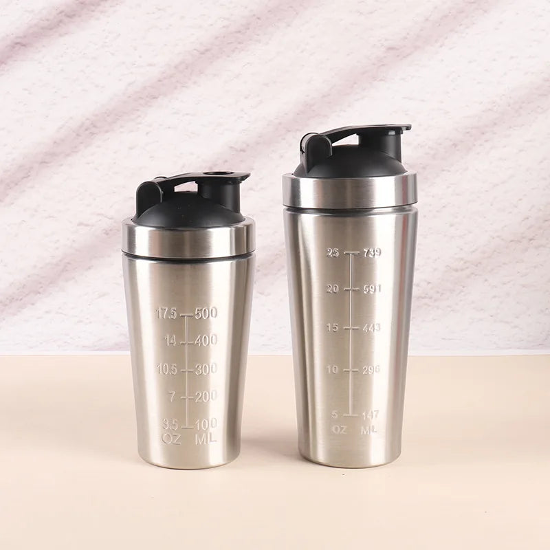 Stainless Steel Protein Shaker Bottle
