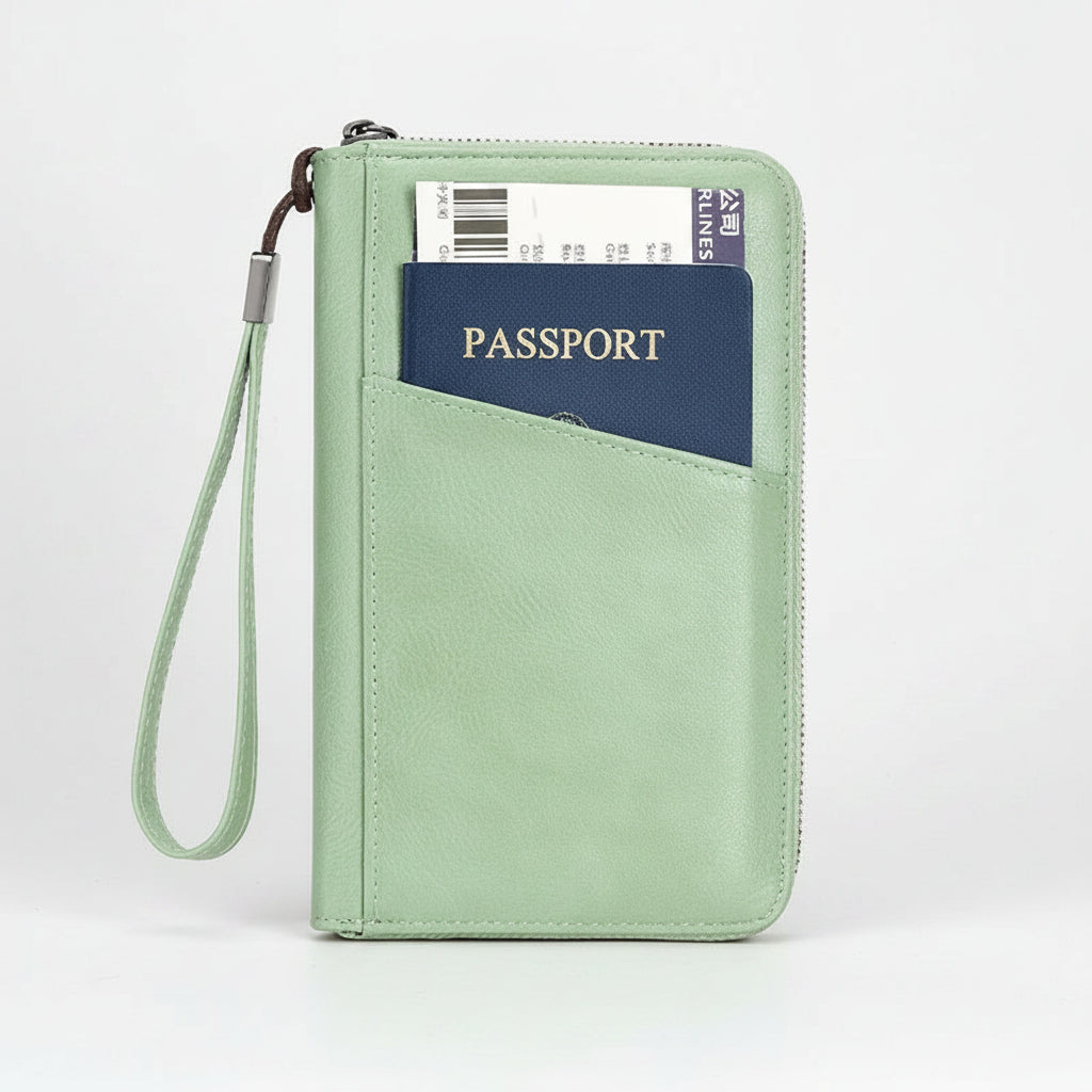 Luxury RFID Travel Passport Wallet