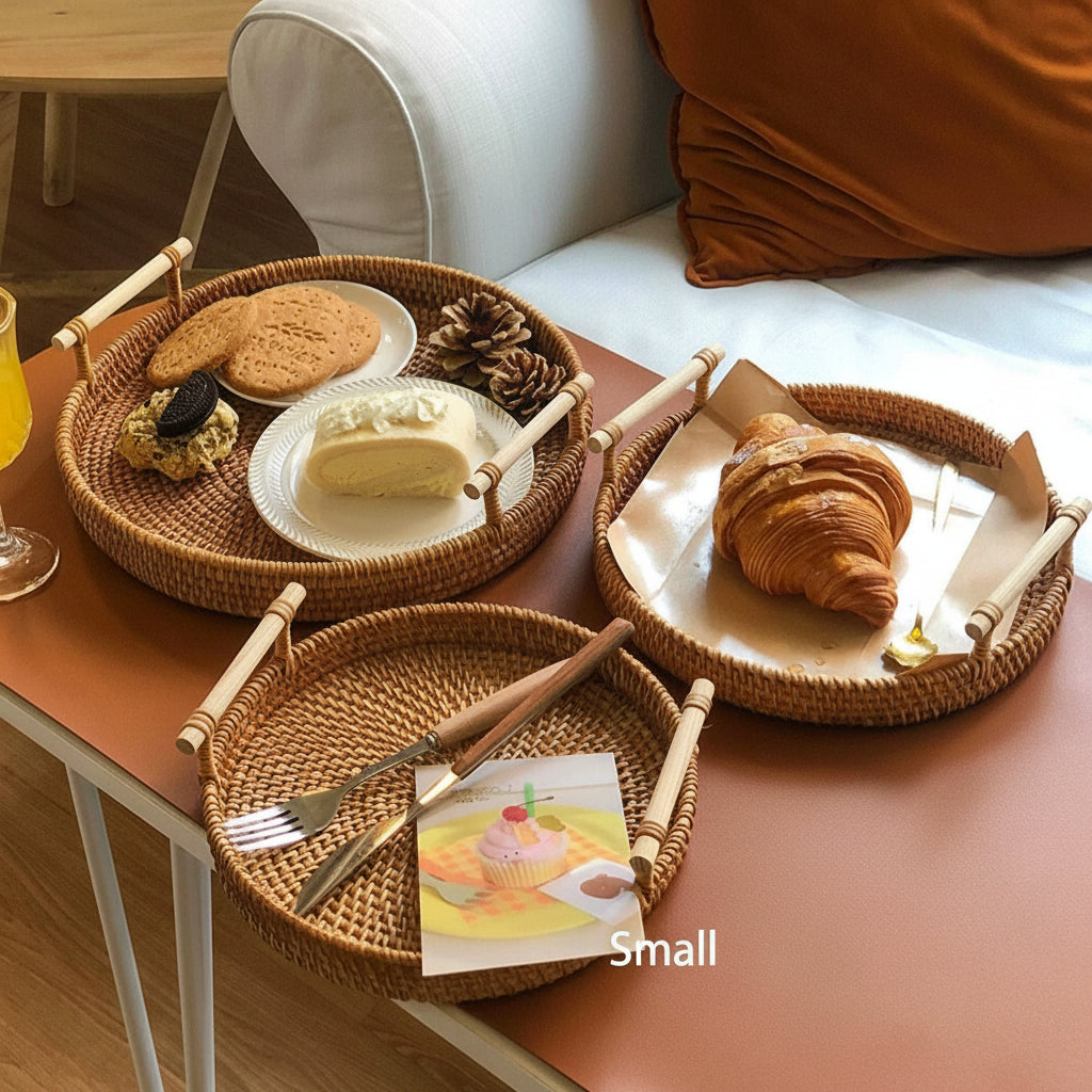 Handwoven Rattan Tray