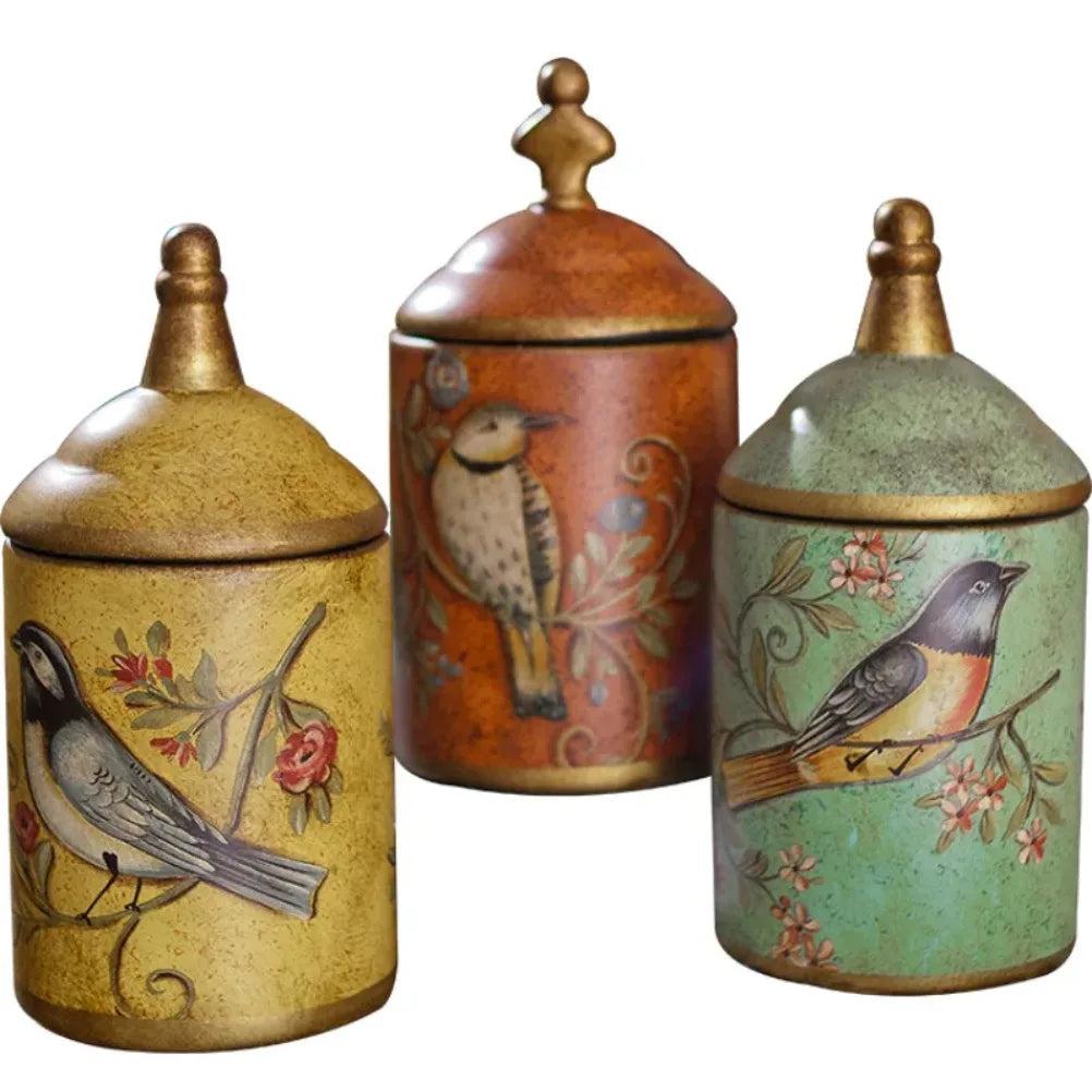 Vintage Ceramic Kitchen Storage Jar