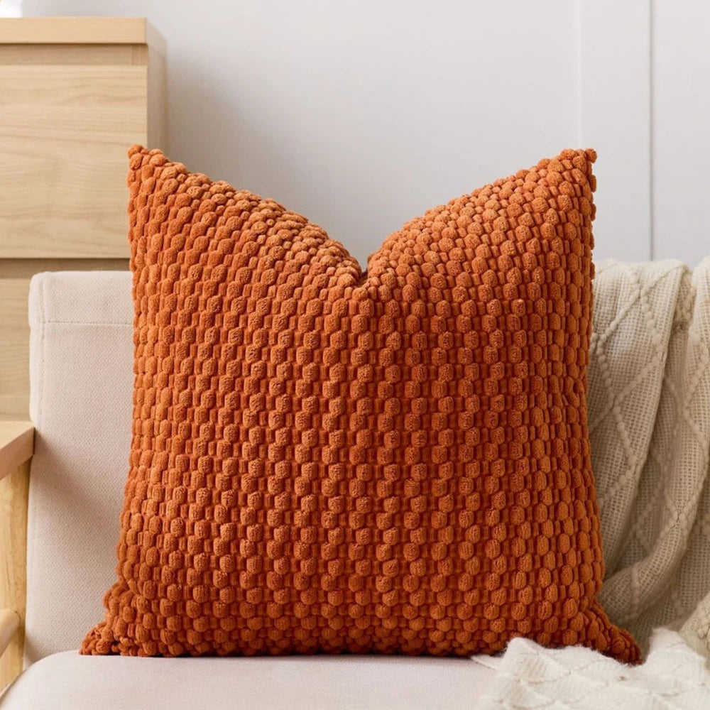 Boho Striped Corduroy Cushion Cover