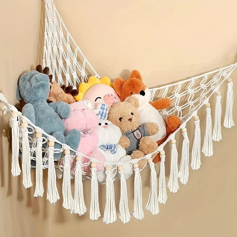 Macramé Toy Storage Hammock