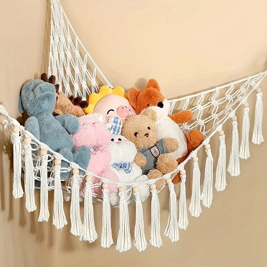 Macramé Toy Storage Hammock