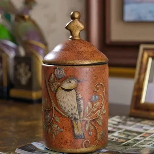 Vintage Ceramic Kitchen Storage Jar