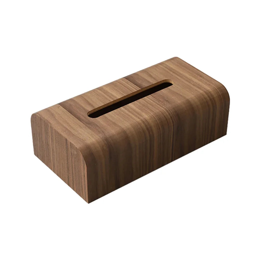 Walnut Wood Tissue Box Cover