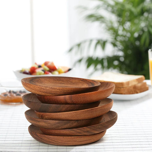 Solid Wood Serving Plate