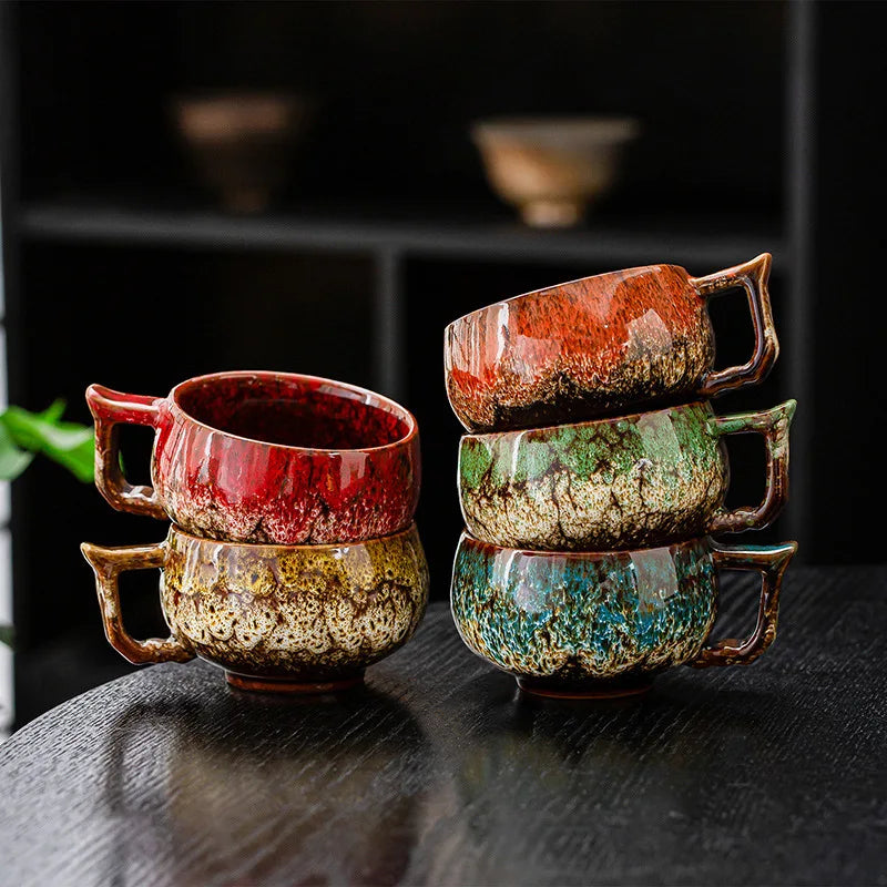 Handcrafted Ceramic Coffee Mug Set