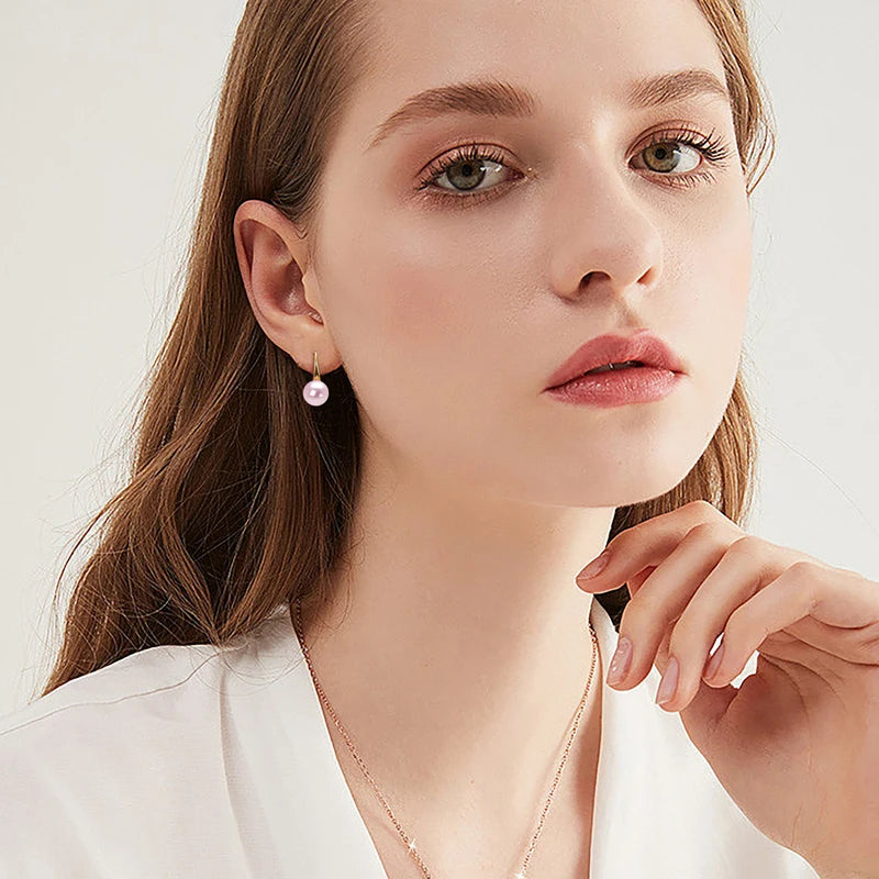 Elegant Pearl Drop Earrings