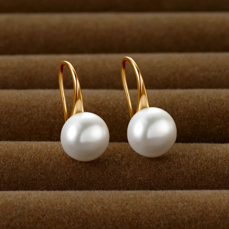 Elegant Pearl Drop Earrings