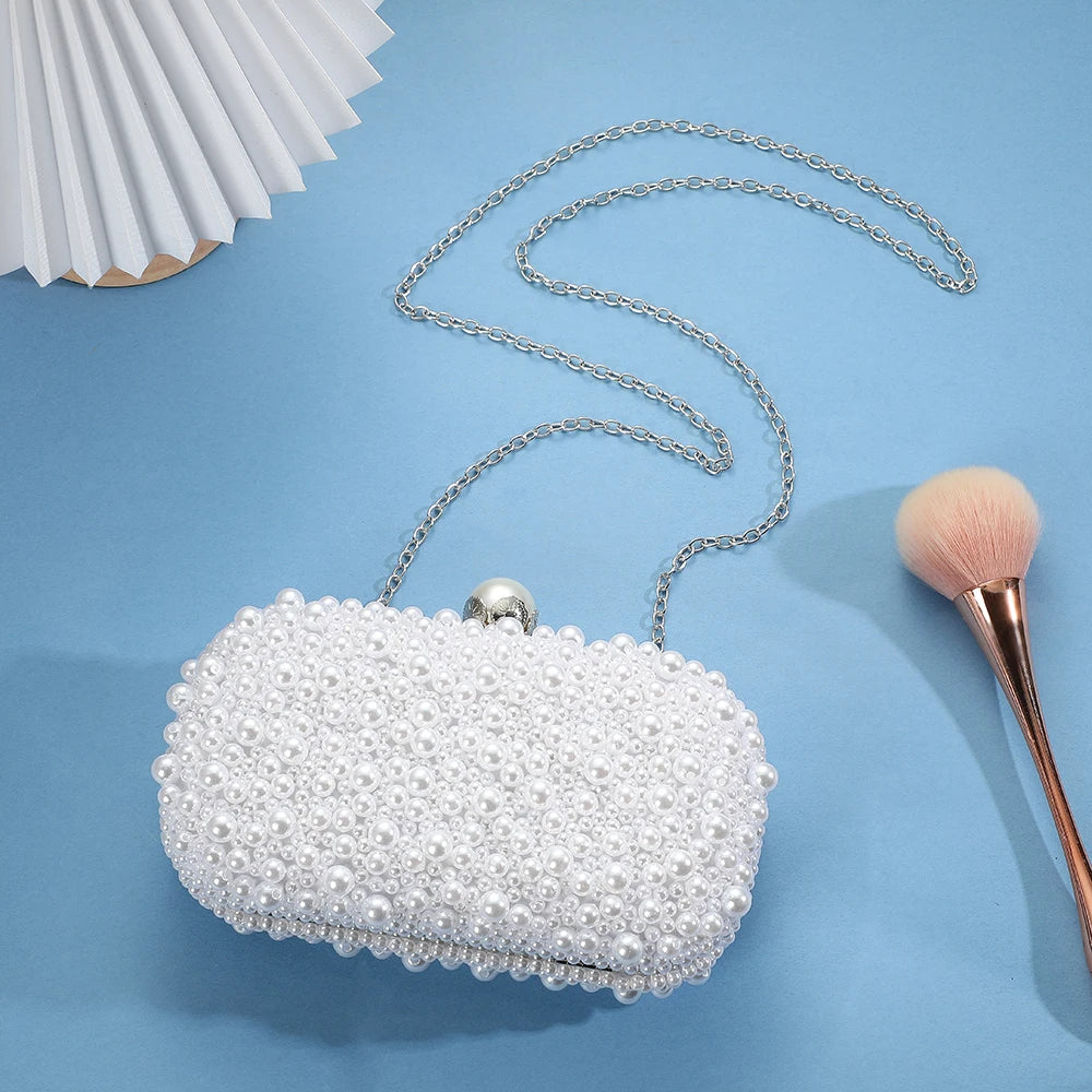 Luxury Pearl Bridal Clutch