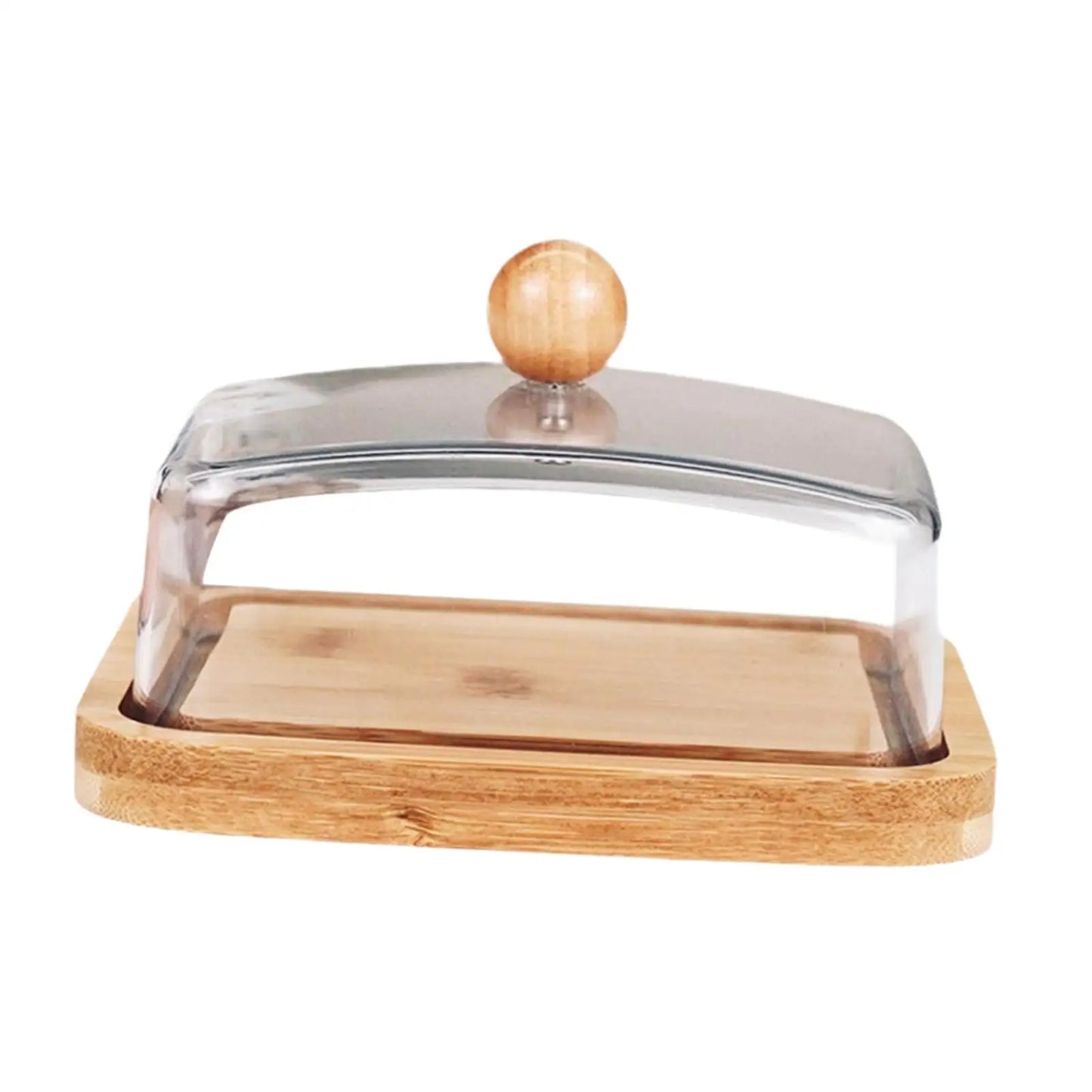 Bamboo Butter Dish with Lid