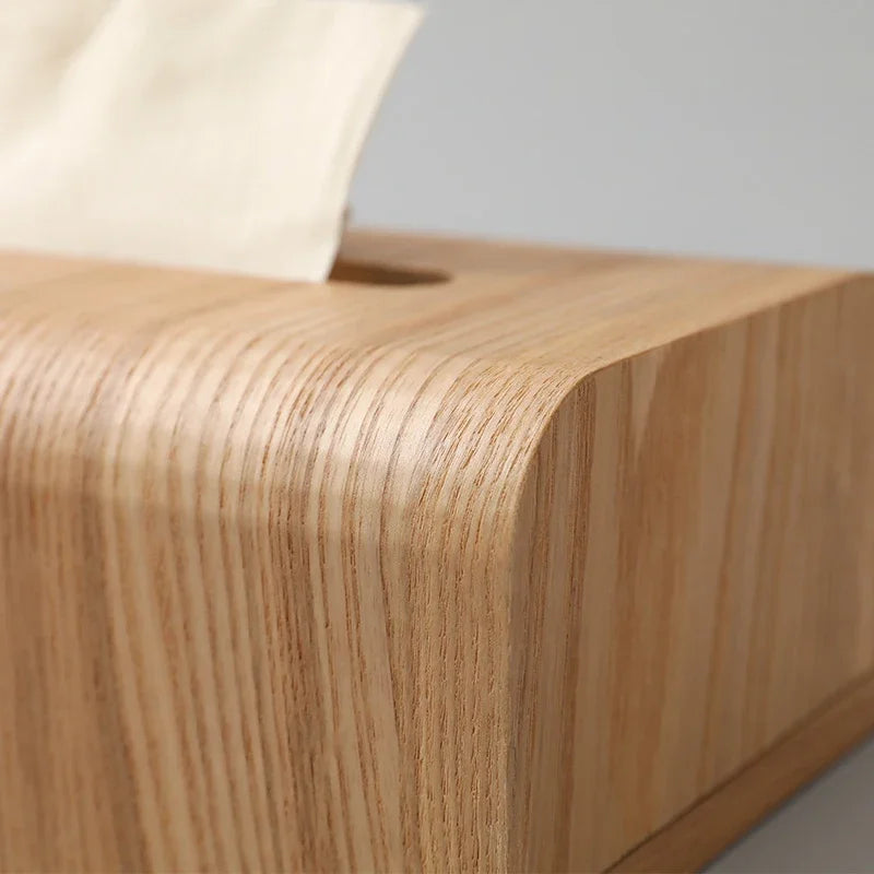 Walnut Wood Tissue Box Cover