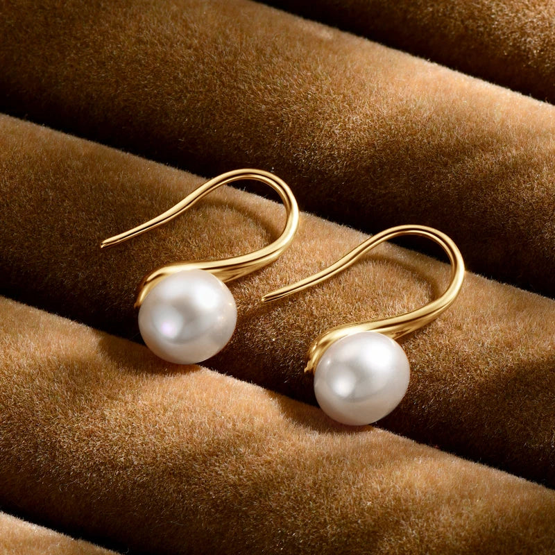 Elegant Pearl Drop Earrings