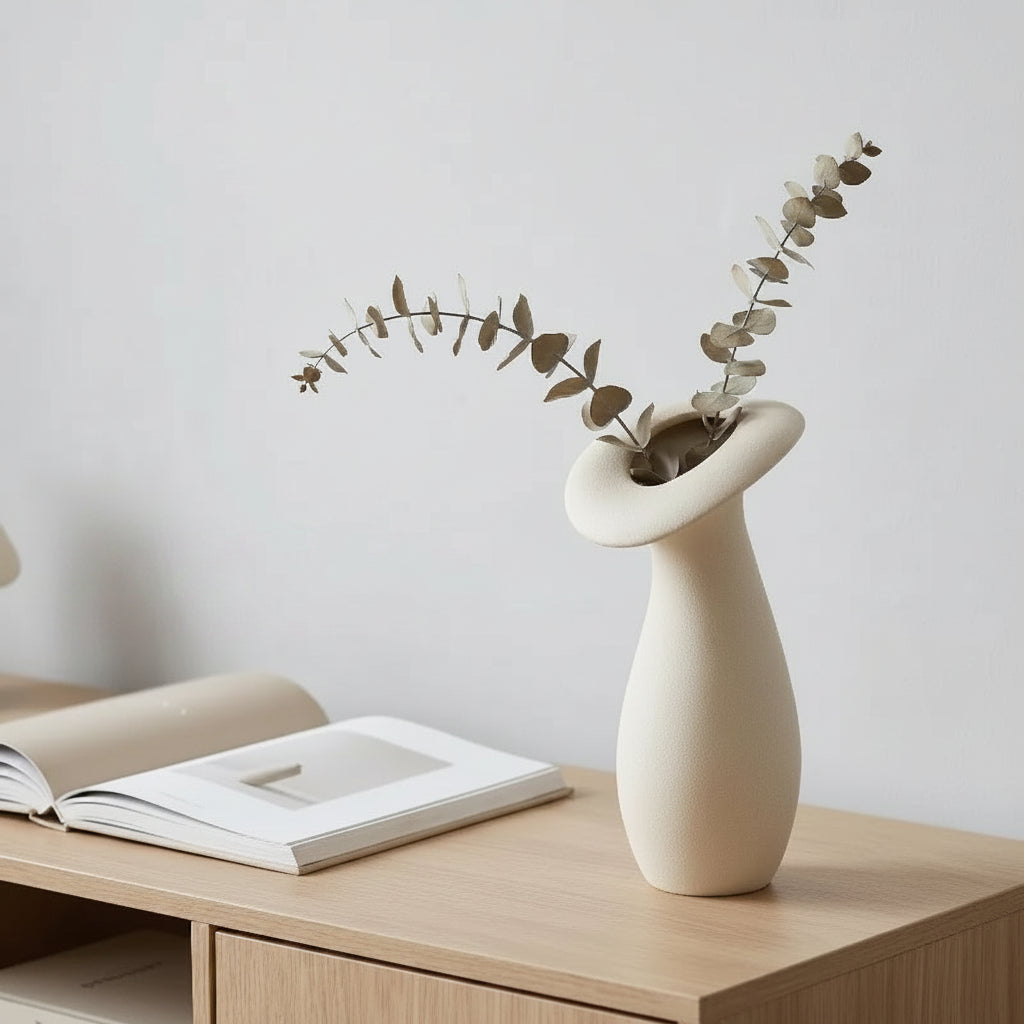 Wabi-Sabi Ceramic Vase