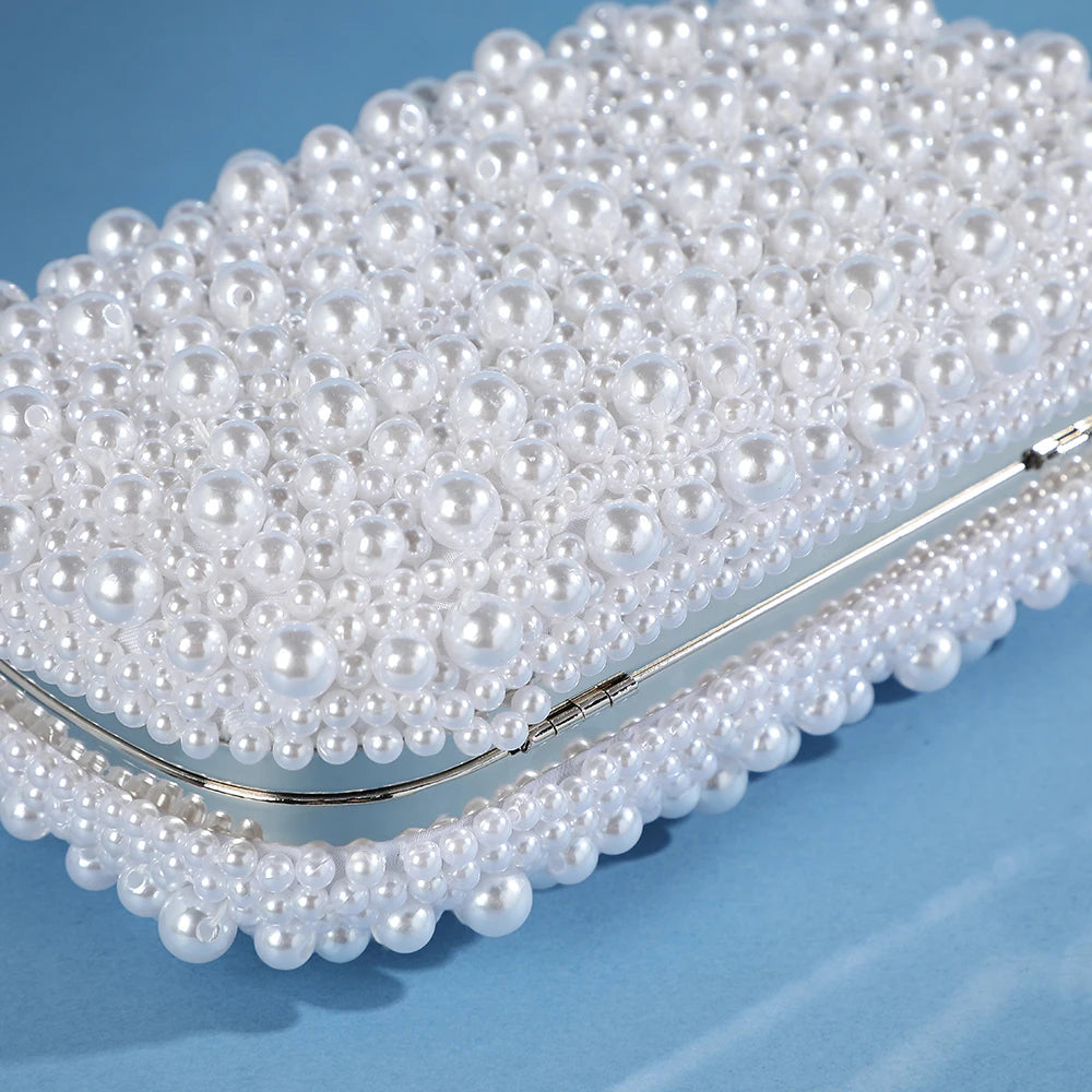 Luxury Pearl Bridal Clutch