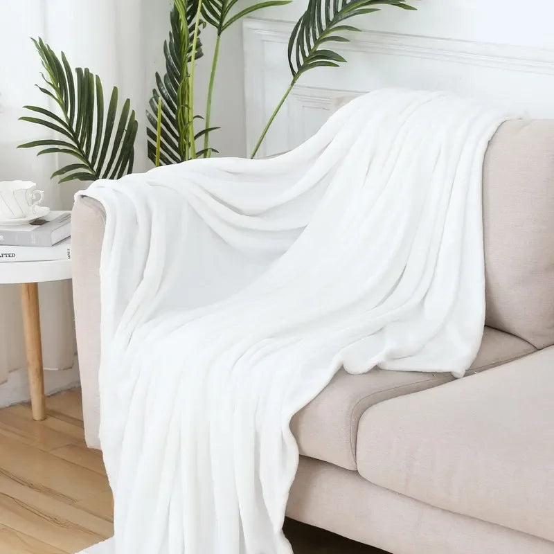 Fluffy Velvet Throw Blanket