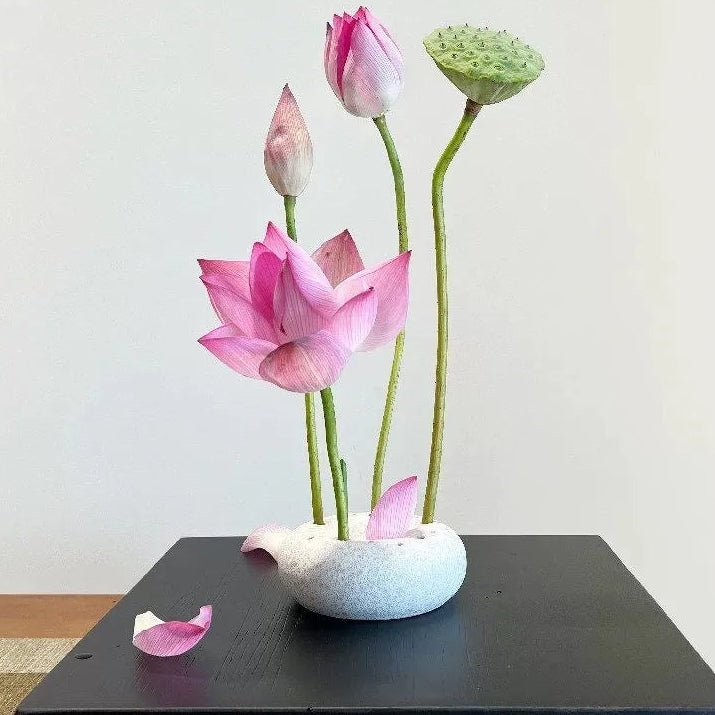 Wabi-Sabi Ceramic Flower Vase