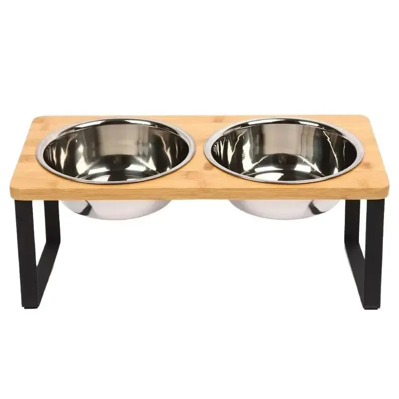 Tilted Dog Feeding Station