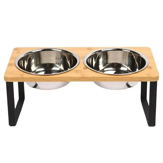 Tilted Dog Feeding Station