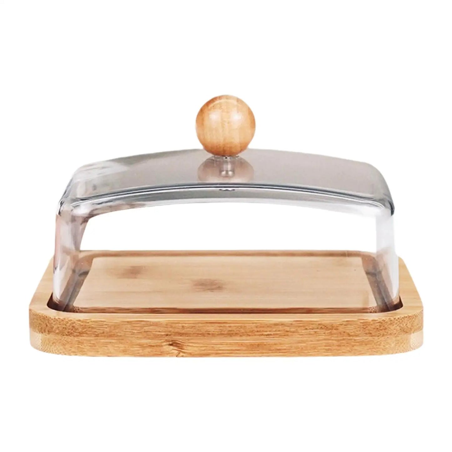 Bamboo Butter Dish with Lid