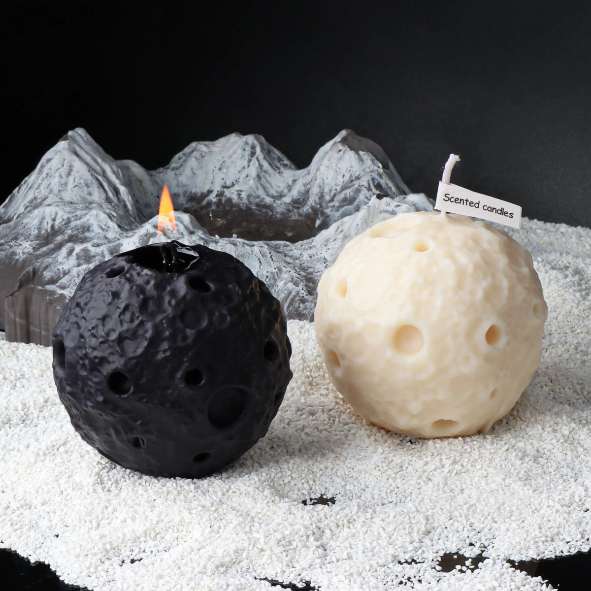 Moon-Shaped Soy Wax Scented Candle