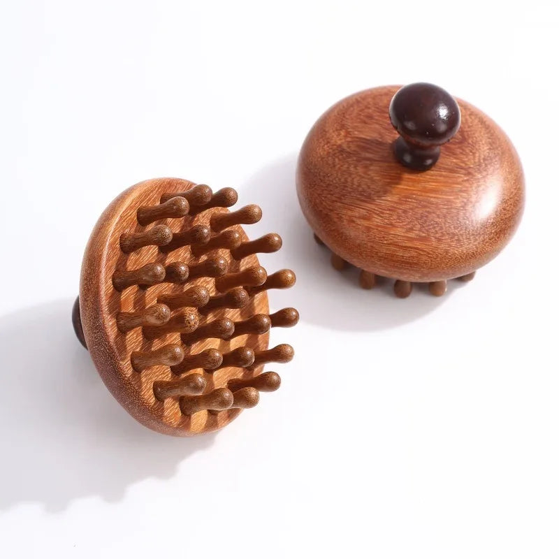 Wooden Scalp Massage Comb ﻿