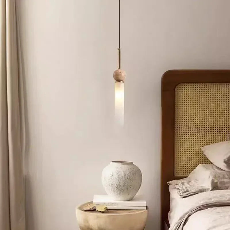 Cave Stone Wabi-Sabi Pendant Light