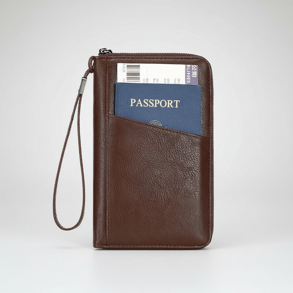 Luxury RFID Travel Passport Wallet