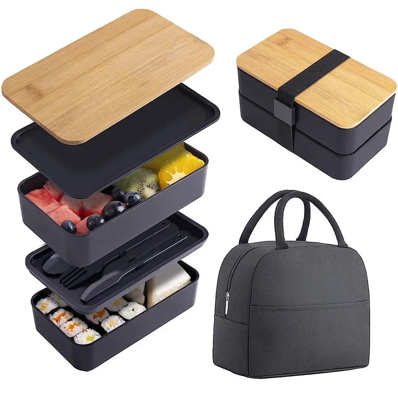 2-Tier Bento Lunch Box Set