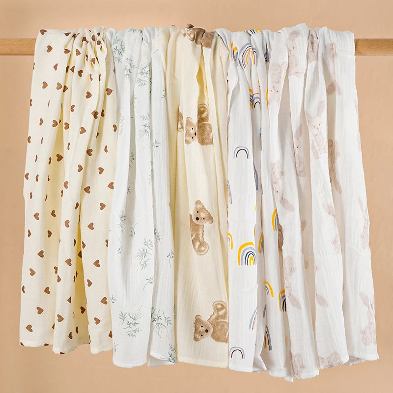 Cotton Muslin Swaddle Blanket