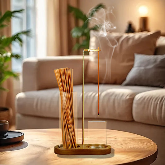 Glass Incense Holder & Organizer