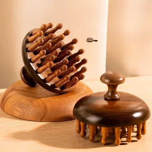 Wooden Scalp Massage Comb ﻿