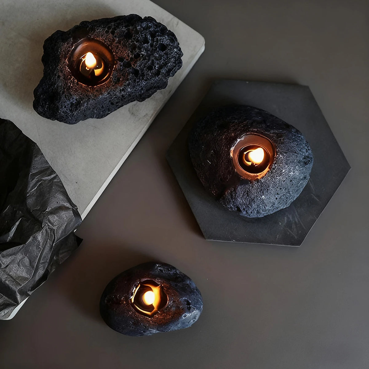 Handmade Meteorite Oriental Scented Candle